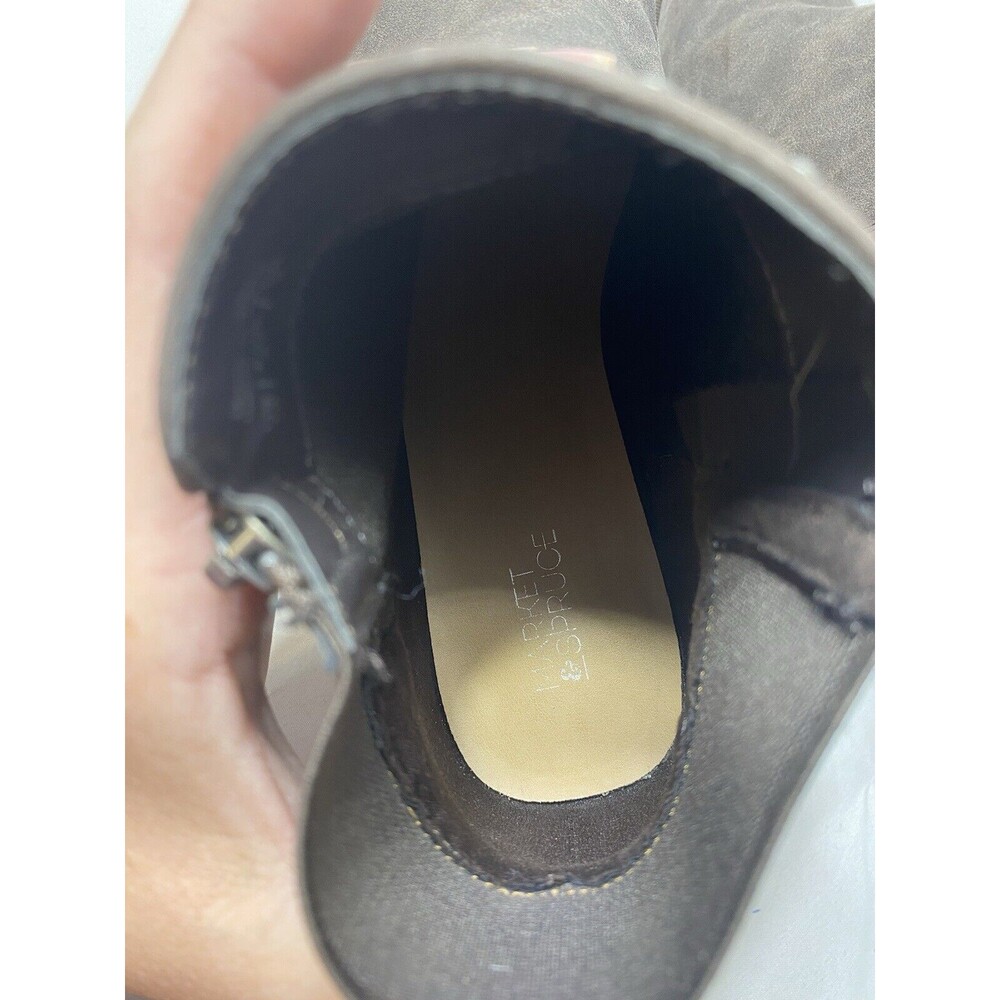 Market & Spruce Women's Kadie Bootie Brown Ankle Boots Size 10 - Picture 9 of 9